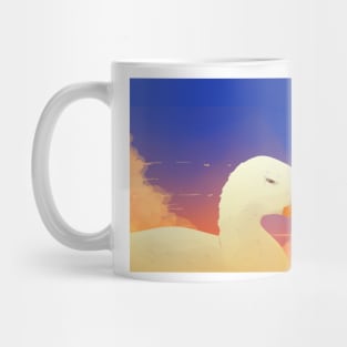 sad swan Mug